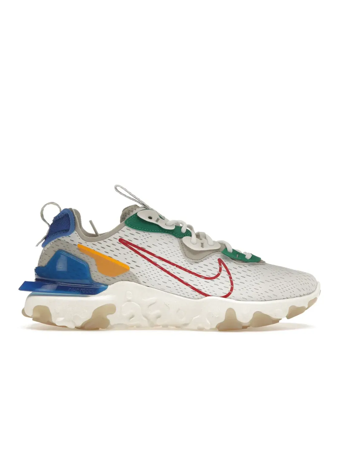 Мужские кроссовки Lifestyle Nike React Vision — изображение 1 из 4, белый/красный