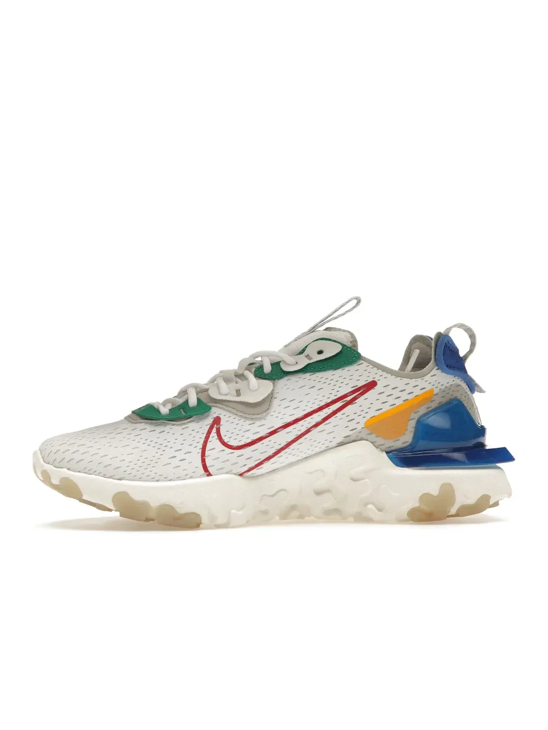 Мужские кроссовки Lifestyle Nike React Vision — изображение 3 из 4, белый/красный