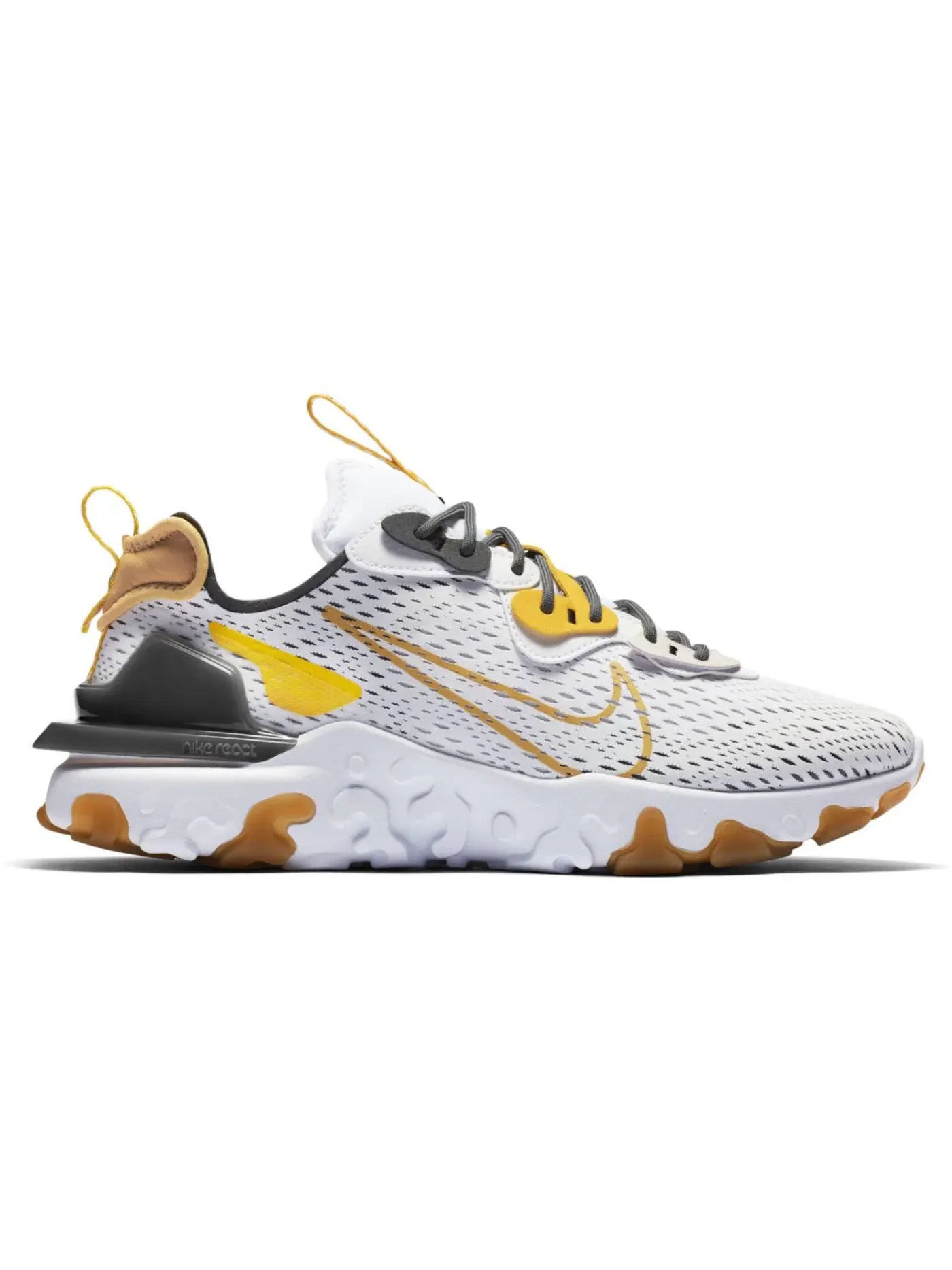 Мужские кроссовки Lifestyle Nike React Vision — изображение 1 из 1, белый/серый-серый