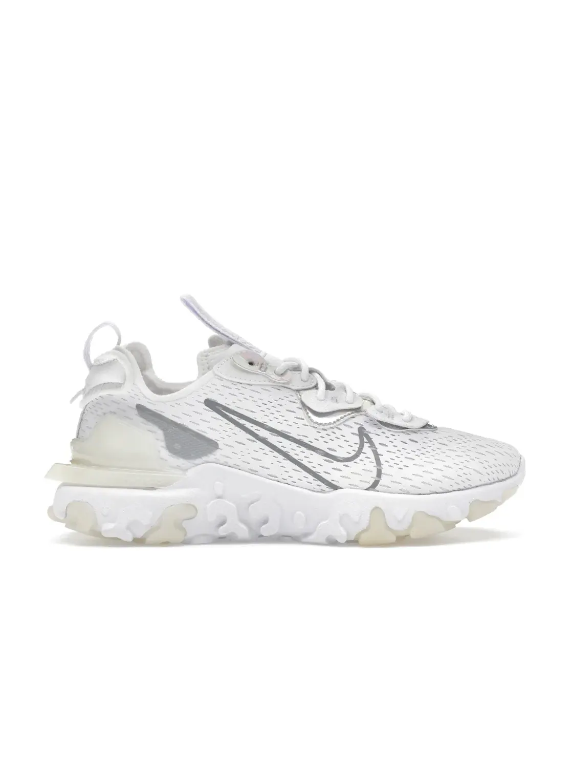 Женские кроссовки с амортизацией Nike React Vision Nike — изображение 1 из 4, белый серый белый