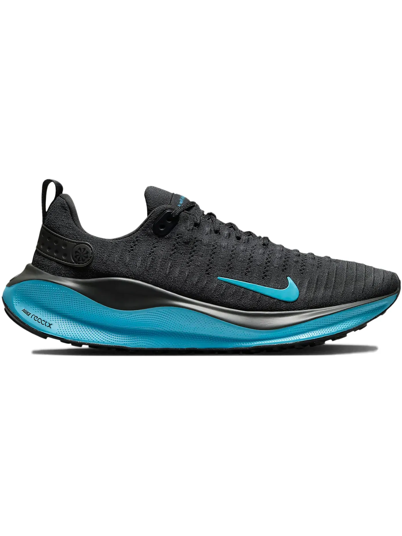 Мужские кроссовки для бега с амортизацией Nike ReactX Infinity Run 4 Nike — изображение 1 из 1, черный/синий