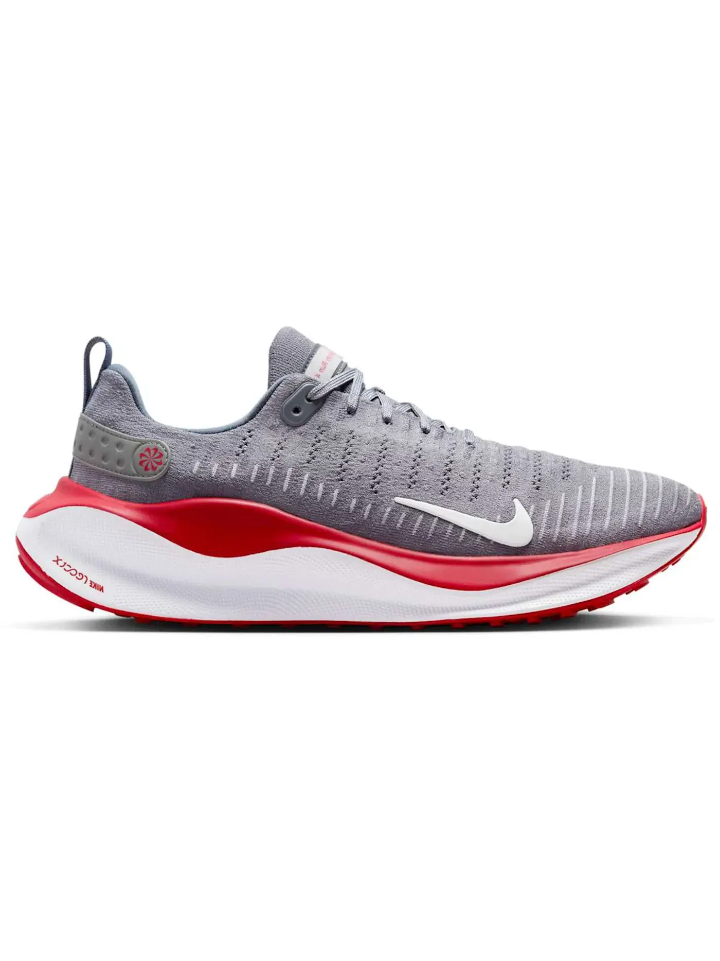 Мужские кроссовки беговые Nike ReactX Infinity Run 4 Nike — изображение 1 из 1, серый/красный/белый