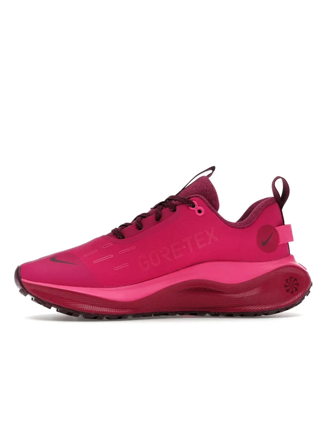 Женские кроссовки для бега с мембраной Gore-Tex Nike ReactX Infinity Run 4 — изображение 3 из 4, розовый