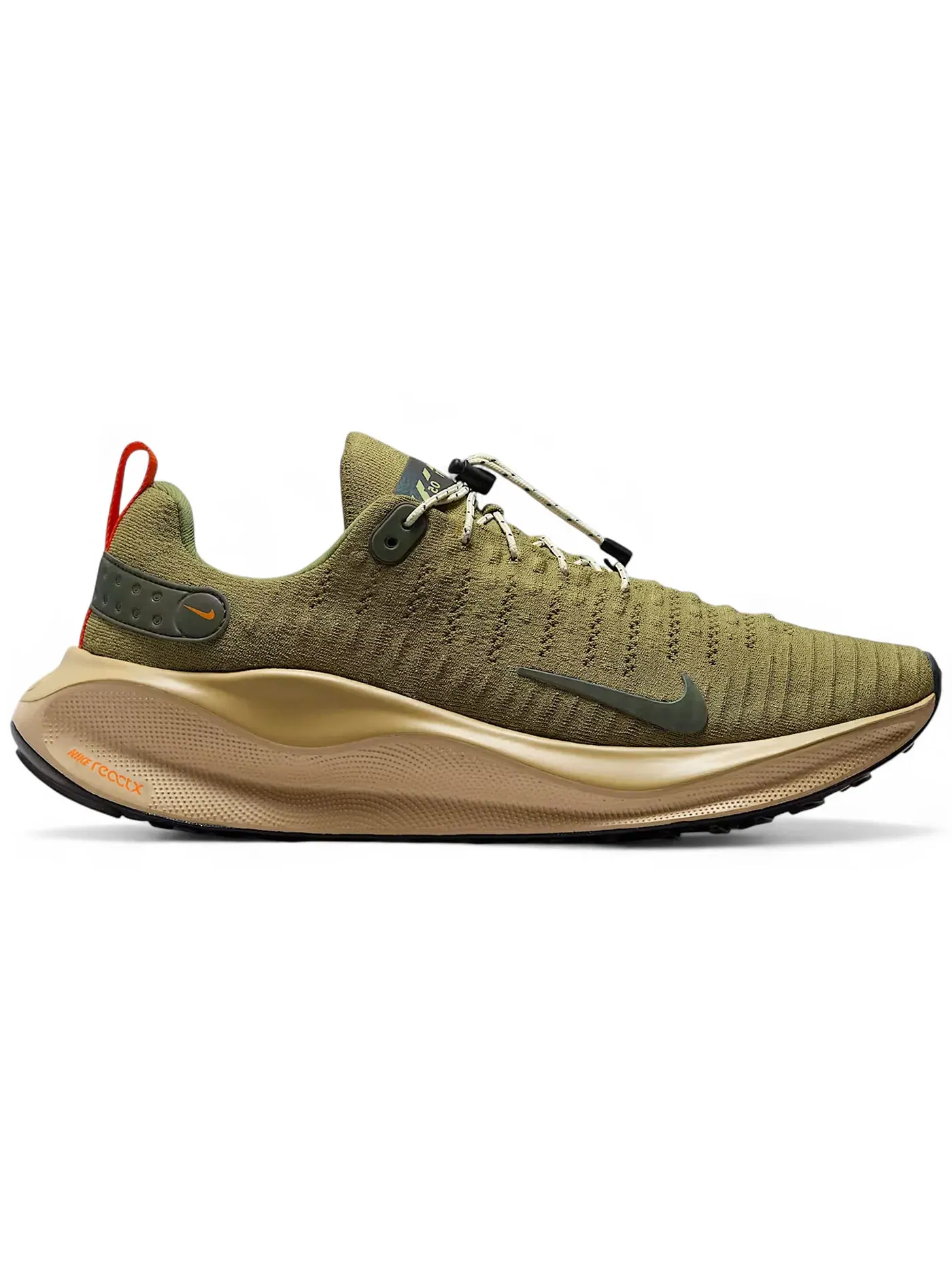 Мужские кроссовки для бега Nike ReactX Infinity Run 4 — изображение 1 из 1, оливковый//бежевый/хаки