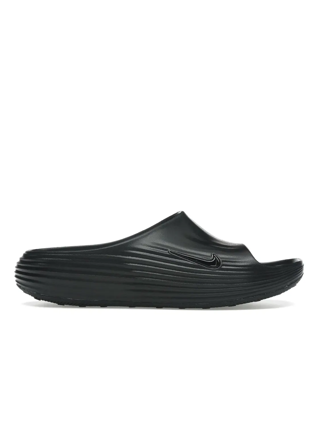 Мужские сандалии-слайды с контурной колодкой Nike ReactX Rejuven8 Slide — изображение 1 из 4, черный/черный