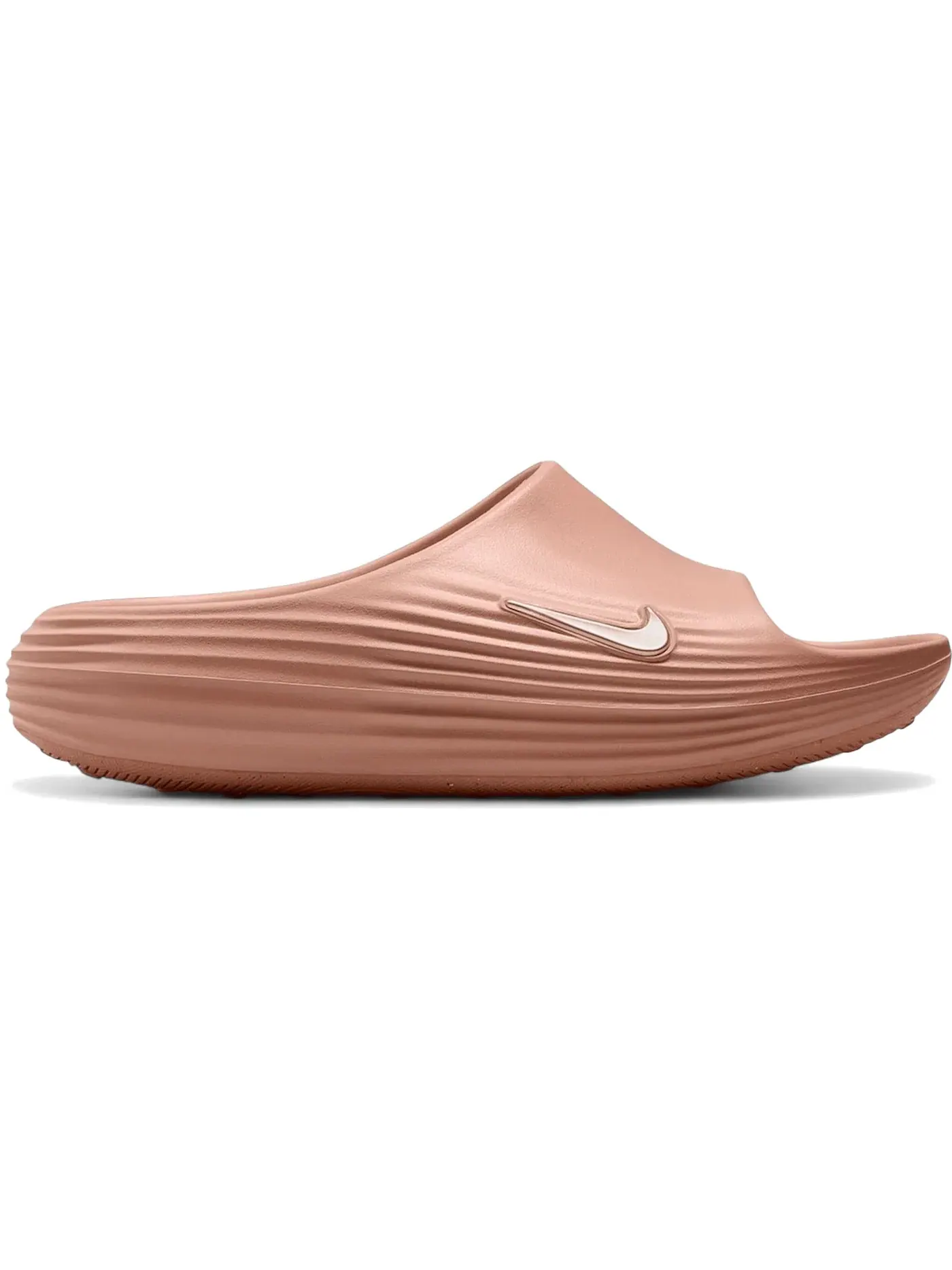 Женские шлепанцы с мягкой подошвой Nike ReactX Rejuven8 Slide — изображение 1 из 1, розовый золотистый
