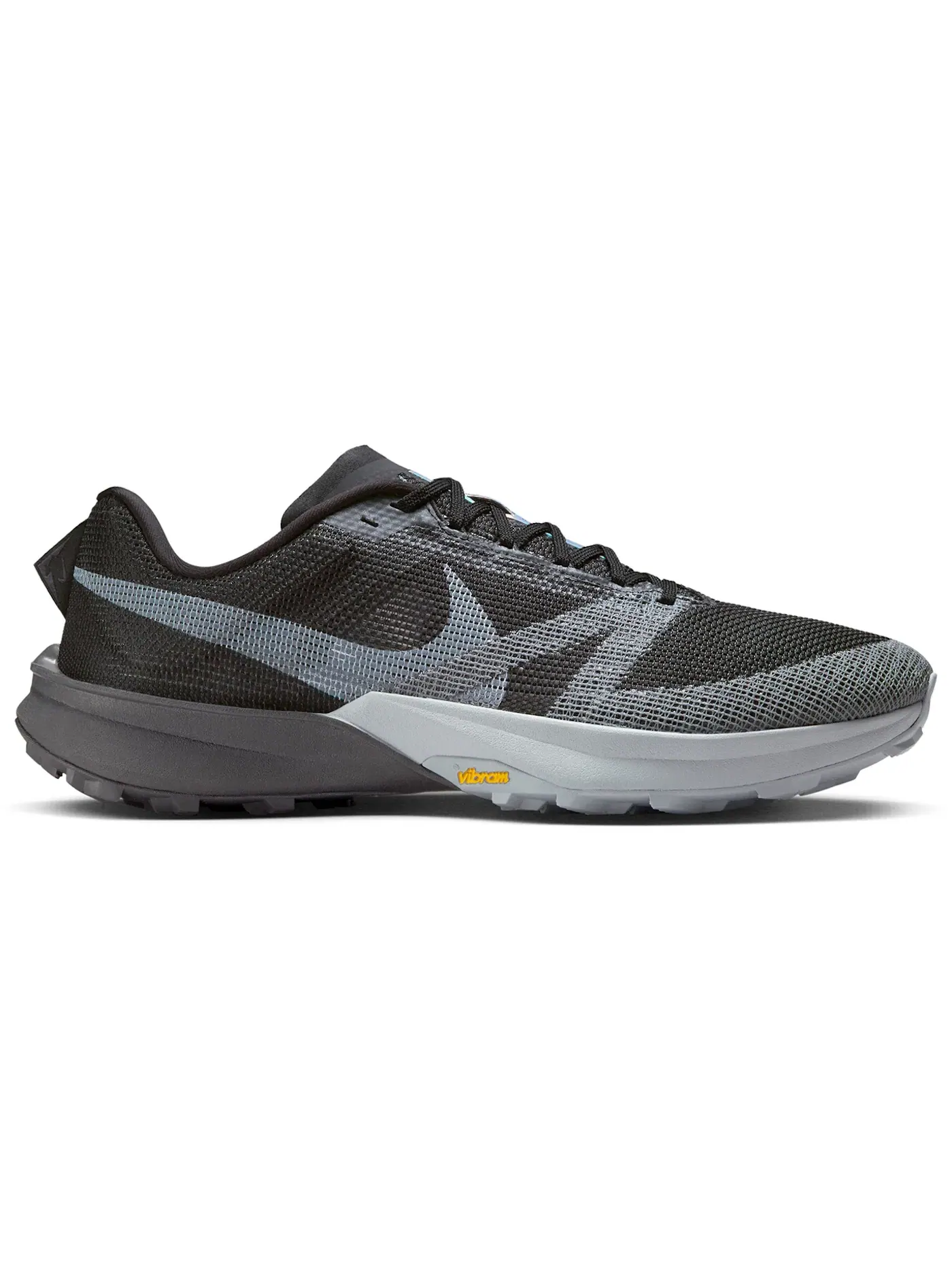 Мужские кроссовки для бега Nike ReactX Terra Kiger 10 Nike — изображение 1 из 1, черный/белый/серый/белый