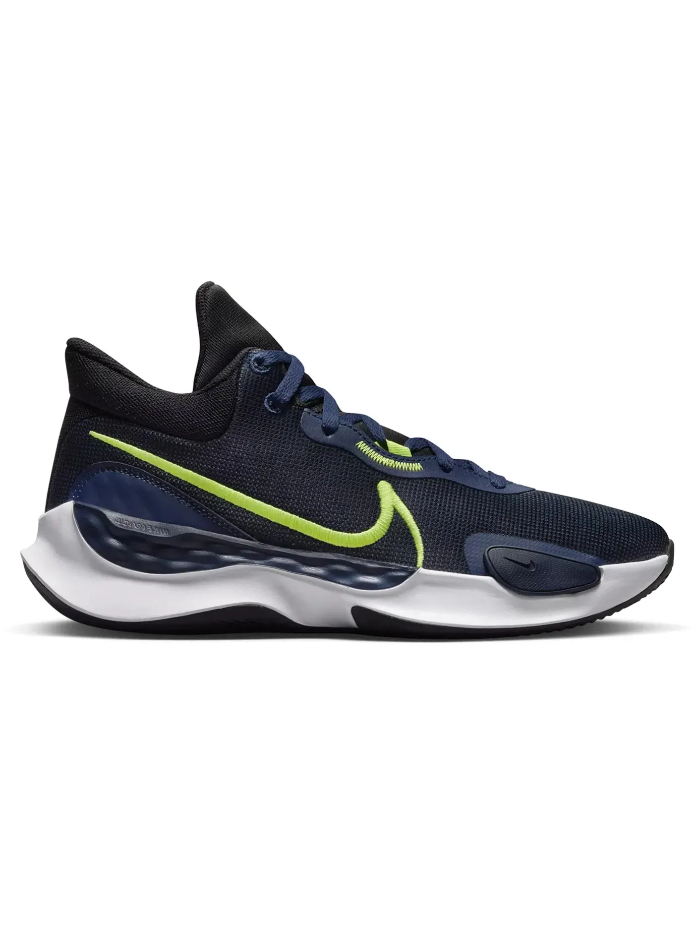Мужские кроссовки для бега Nike Renew Elevate 3 Nike — изображение 1 из 1, черный/темно-синий/белый