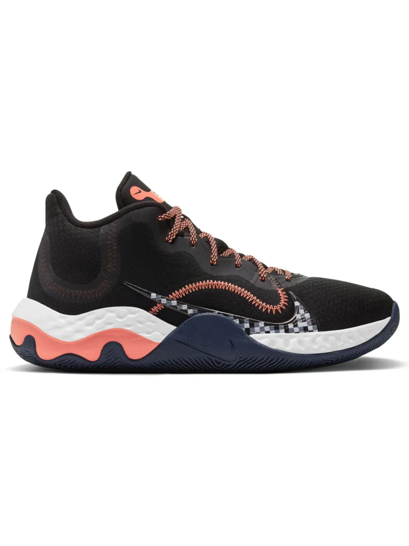 Мужские кроссовки с длинным шнурком Nike Renew Elevate Nike — изображение 1 из 1, черный/синий/яркий