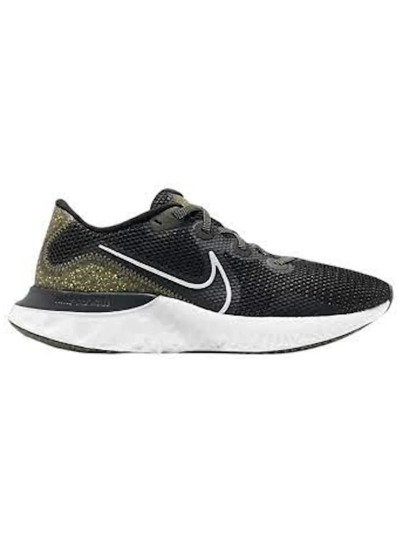 Мужские кроссовки Lifestyle Nike Renew Run — изображение 1 из 1, черный/оливковый/белый