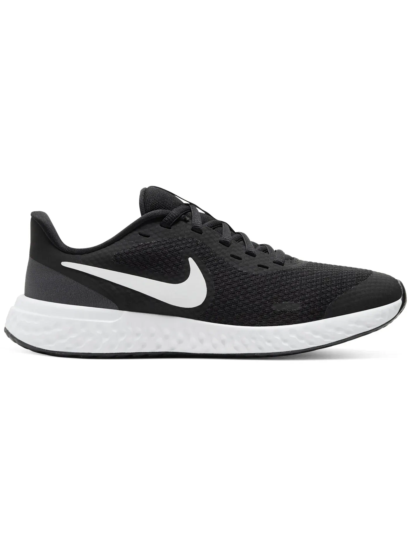 Детские кроссовки для повседневной носки Nike Revolution 5 Nike — изображение 1 из 1, черный//белый