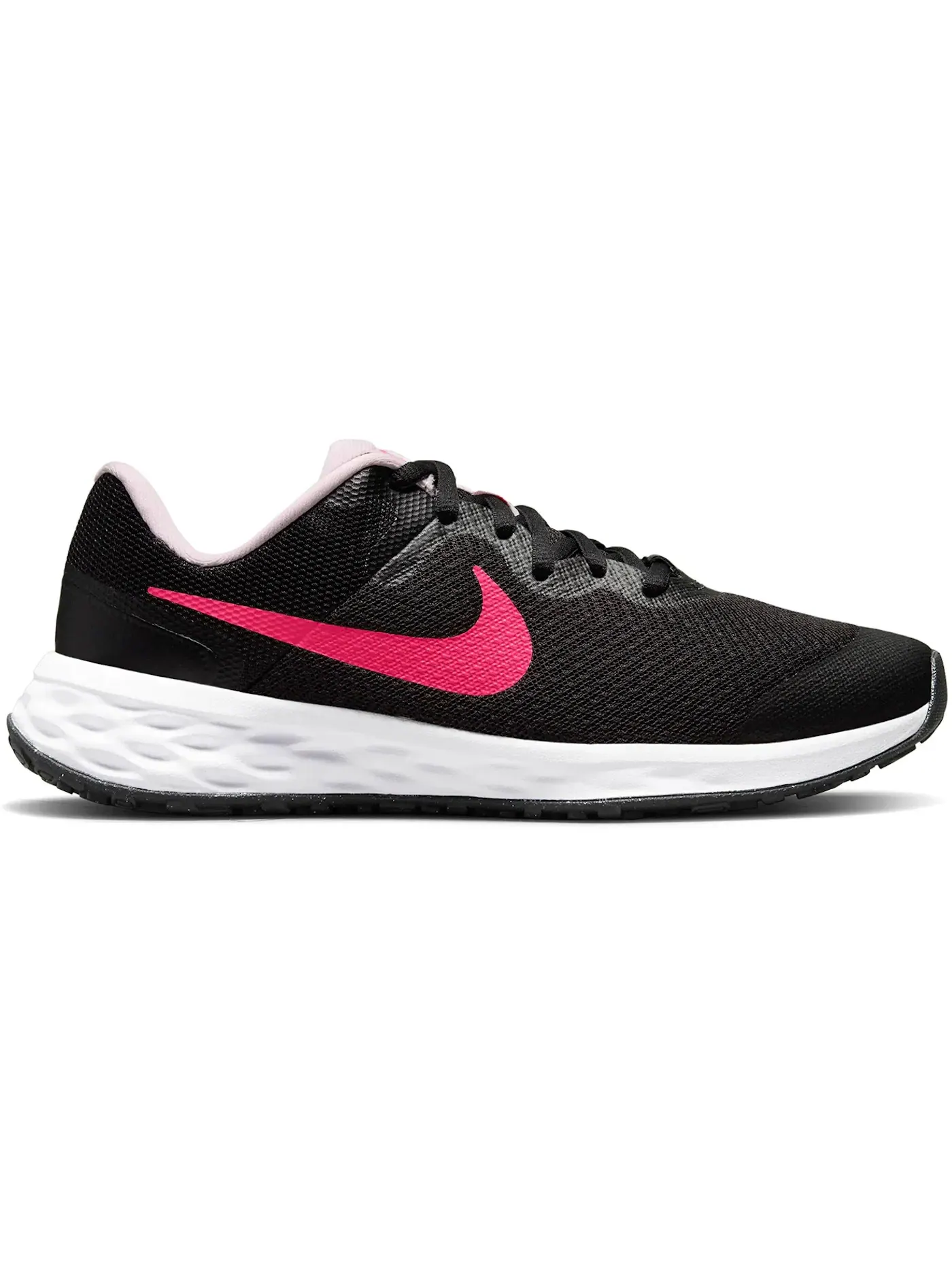 Детские кроссовки lifestyle Nike Revolution 6 Nike — изображение 1 из 1, черный/розовый/розовый