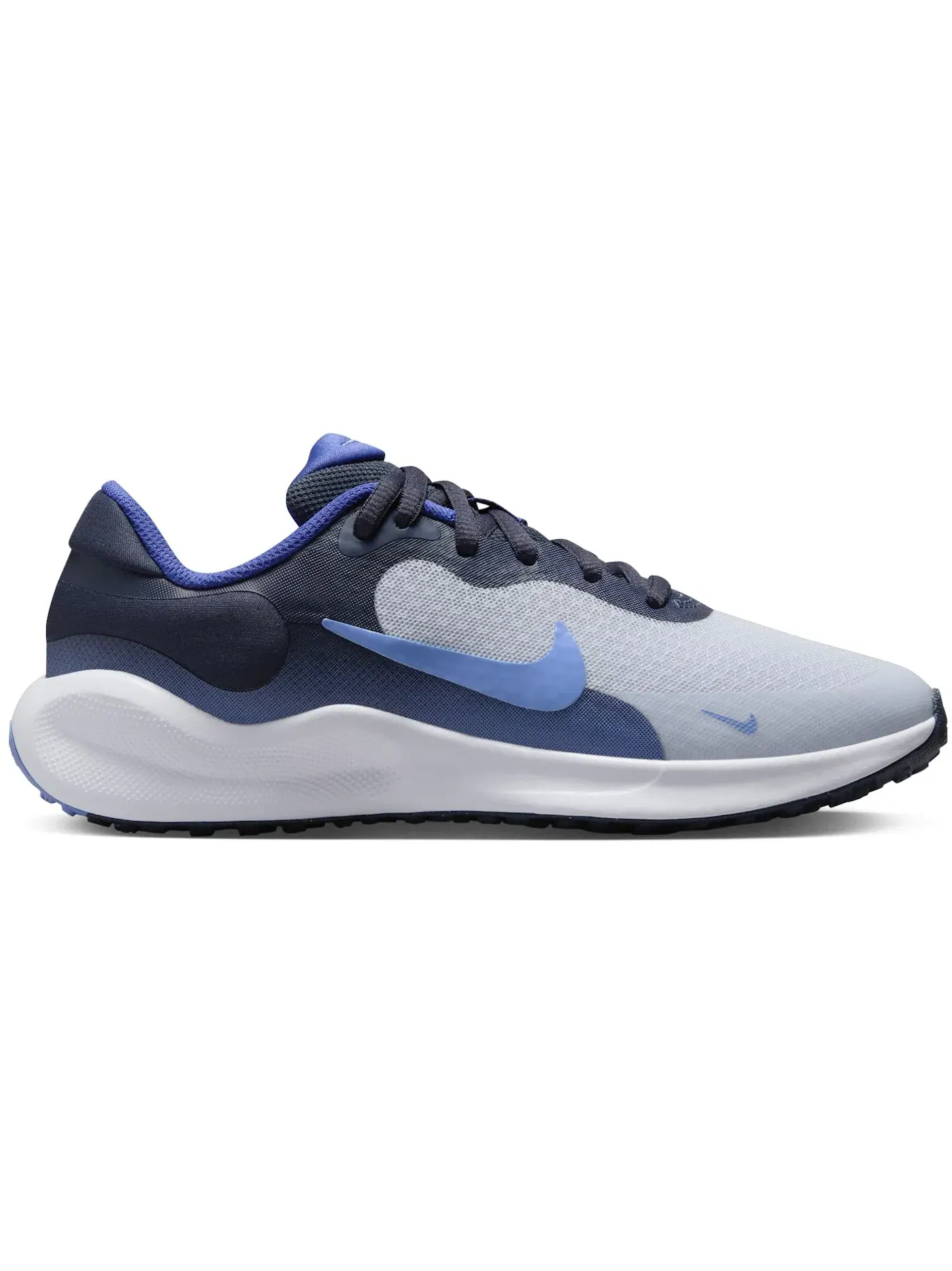Детские кроссовки Lifestyle с закрытой пяткой Nike Revolution 7 — изображение 1 из 1, серый/синий/синий