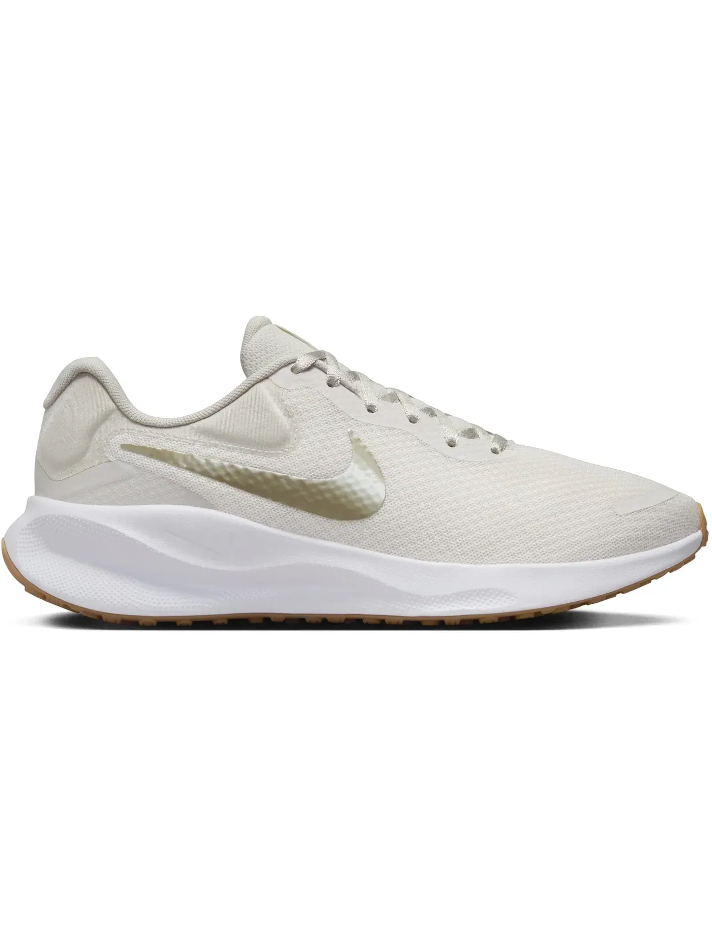 Женские кроссовки для повседневной носки Nike Revolution 7 Nike — изображение 1 из 1, светлый белый оливковый