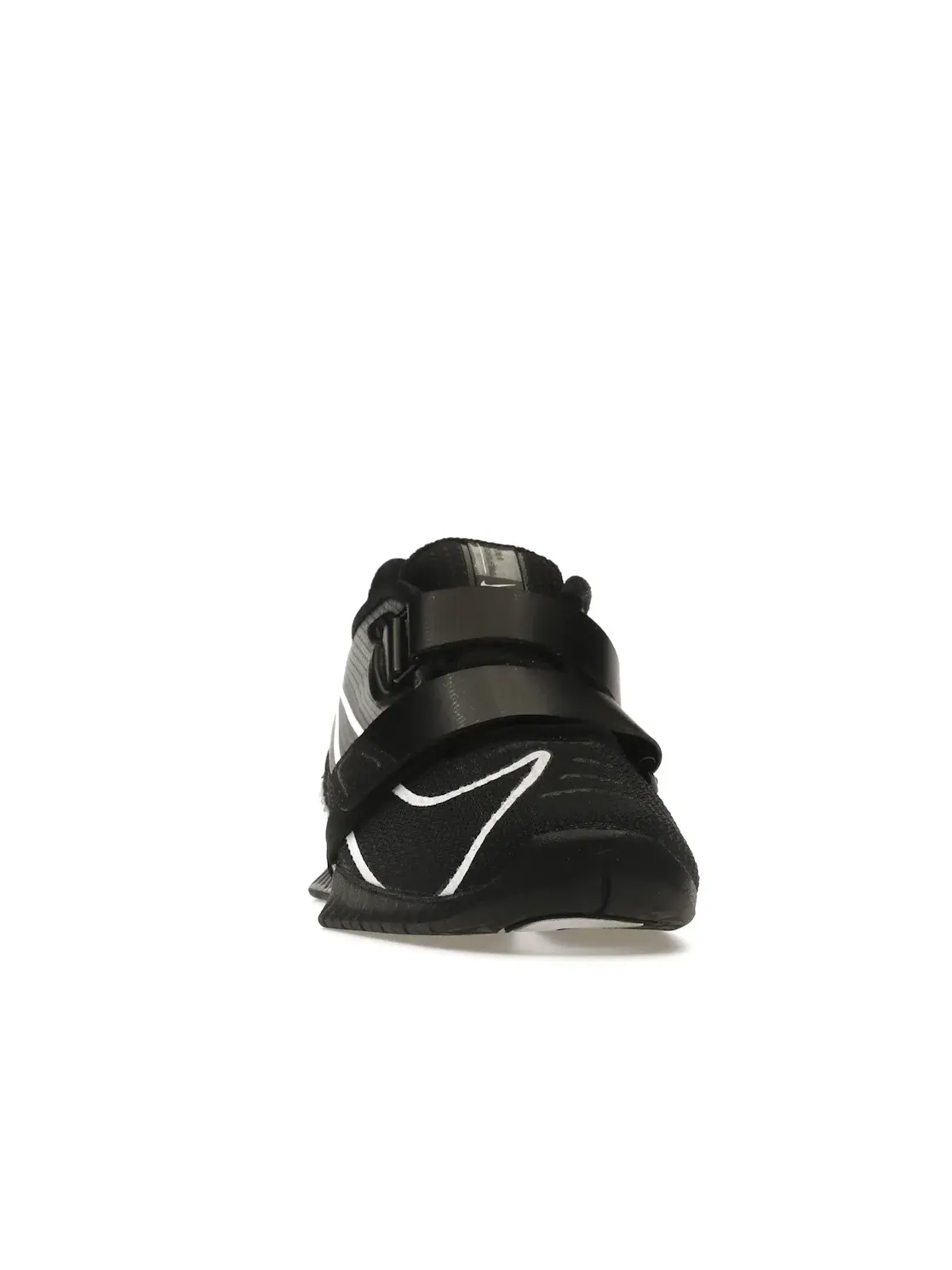 Мужские кроссовки для тренировок с регулируемыми ремнями Nike Romaleos 4 — изображение 2 из 4, черный/черный-белый
