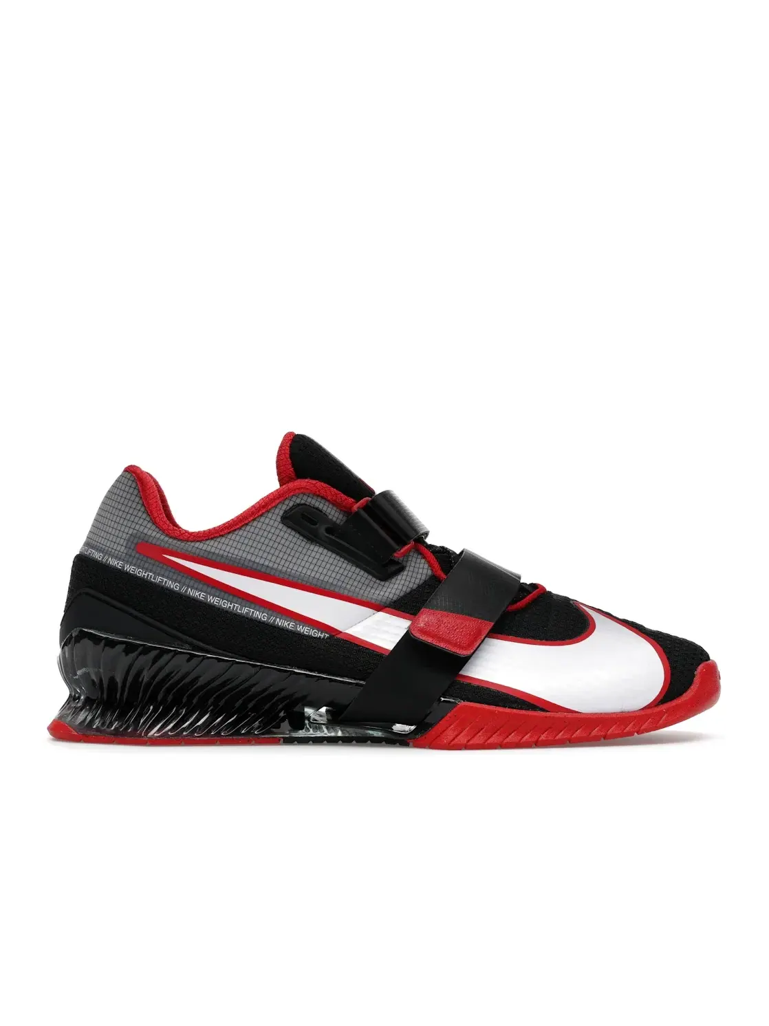 Мужские кроссовки для тяжелой атлетики Nike Romaleos 4 — изображение 1 из 4, черный/белый/красный