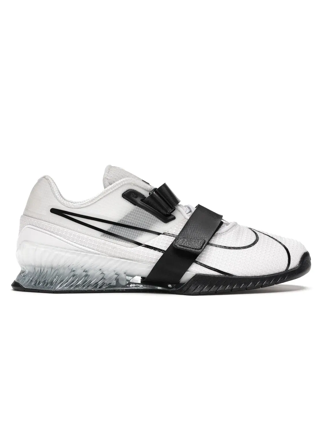 Мужские кроссовки для тяжелой атлетики с высокой устойчивостью Nike Romaleos 4 — изображение 1 из 4, белый/белый-черный