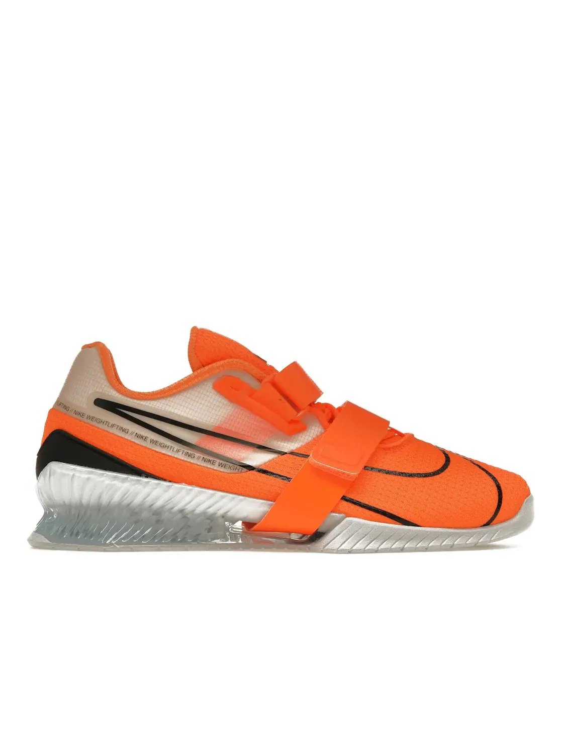 Мужские кроссовки для тяжелой атлетики Nike Romaleos 4 Nike — изображение 1 из 4, оранжевый/черный