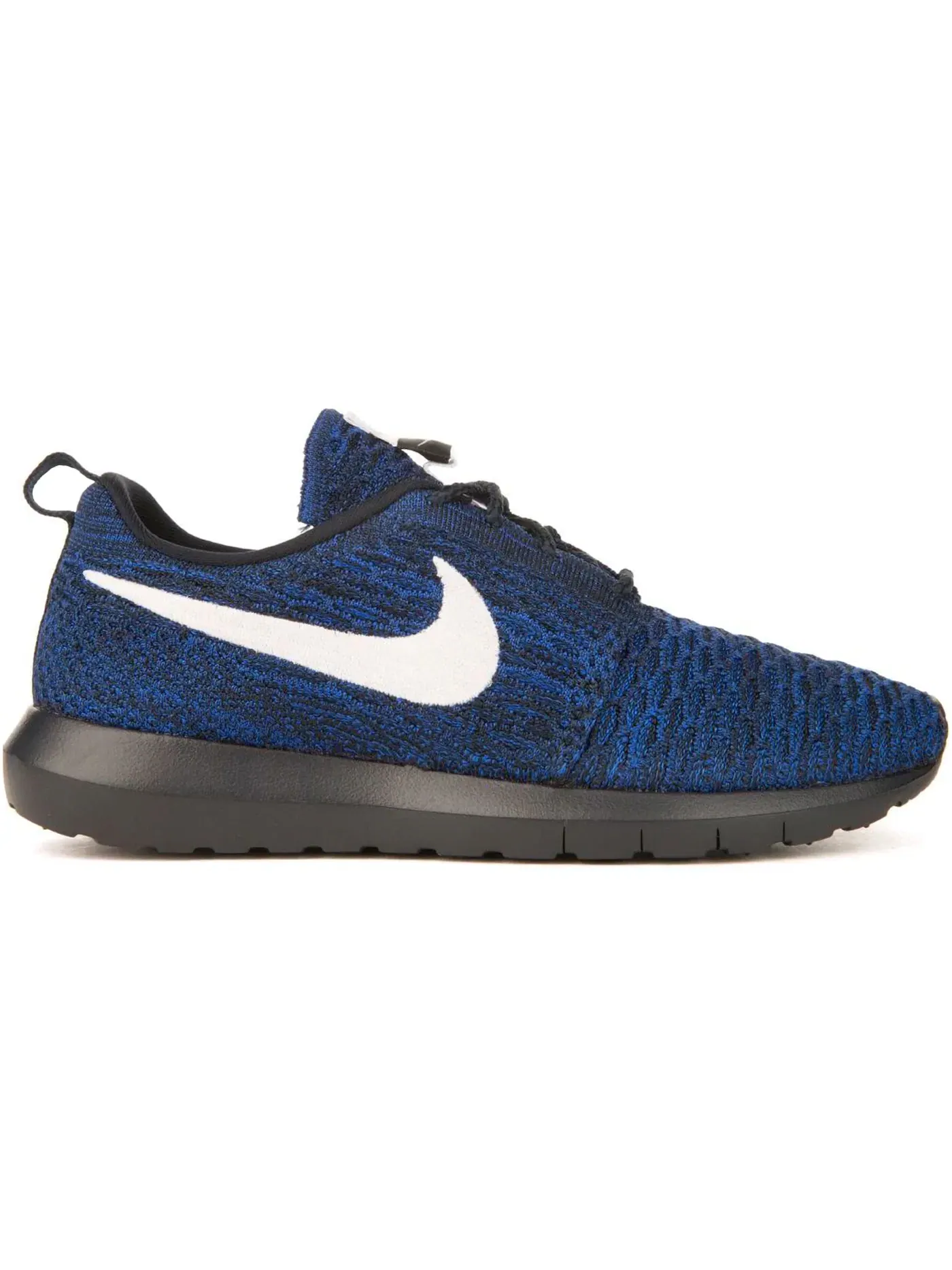 Женские кроссовки с принтом Nike Roshe NM Flyknit Nike — изображение 1 из 1, темный/белый/синий