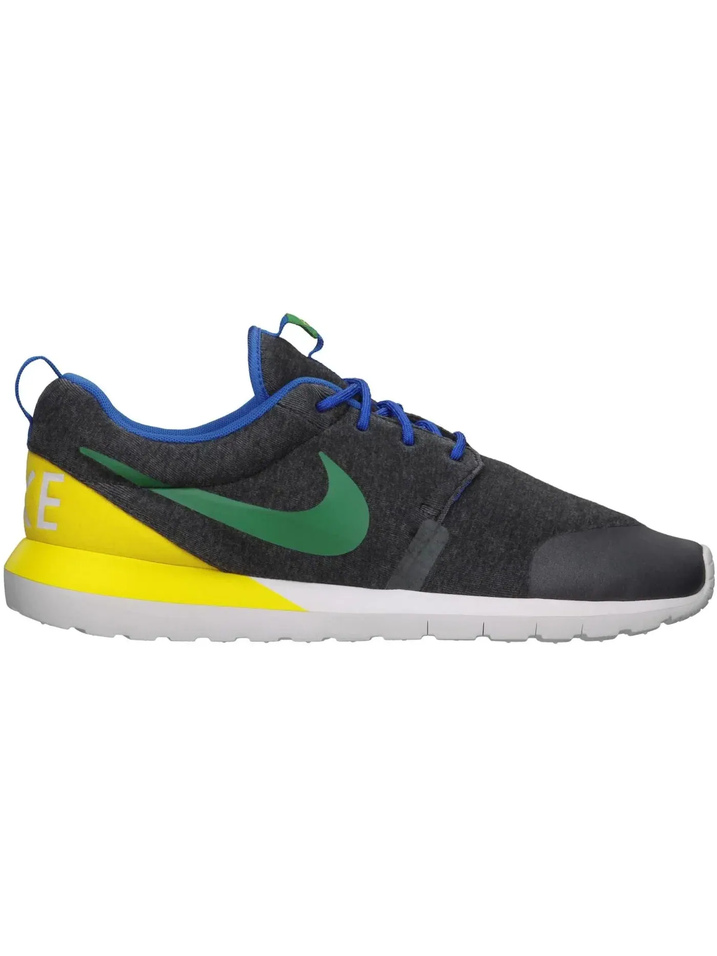 Мужские кроссовки Lifestyle Nike Roshe Run NM — изображение 1 из 1, черный/зеленый-желтый
