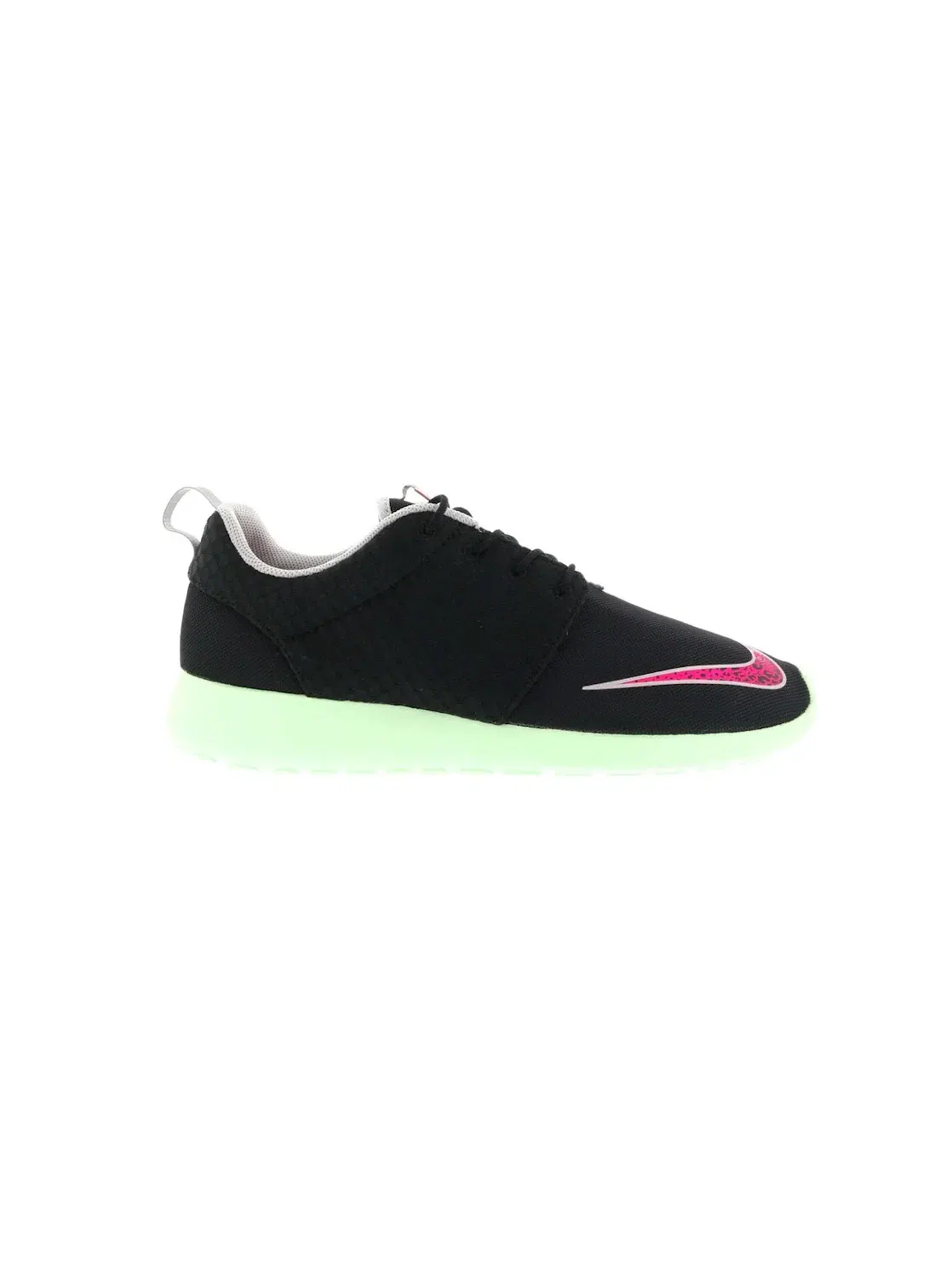 Мужские кроссовки Lifestyle с асимметричной шнуровкой Nike Roshe Run FB — изображение 1 из 4, черный/розовый