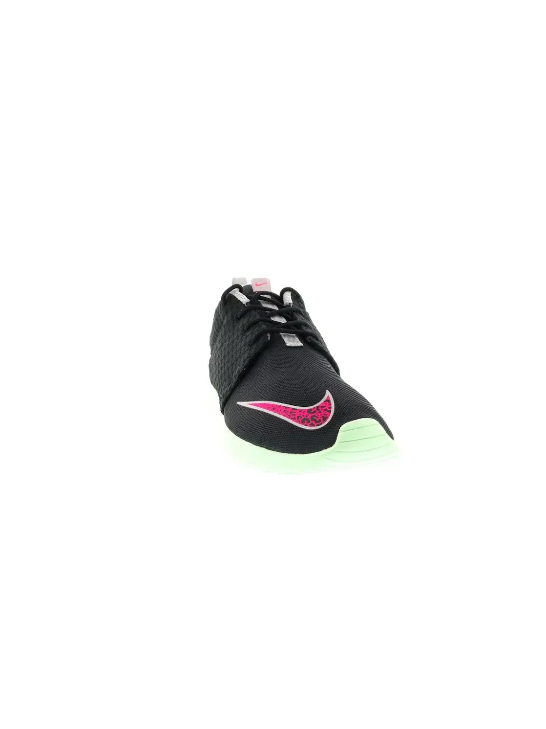 Мужские кроссовки Lifestyle с асимметричной шнуровкой Nike Roshe Run FB — изображение 2 из 4, черный/розовый