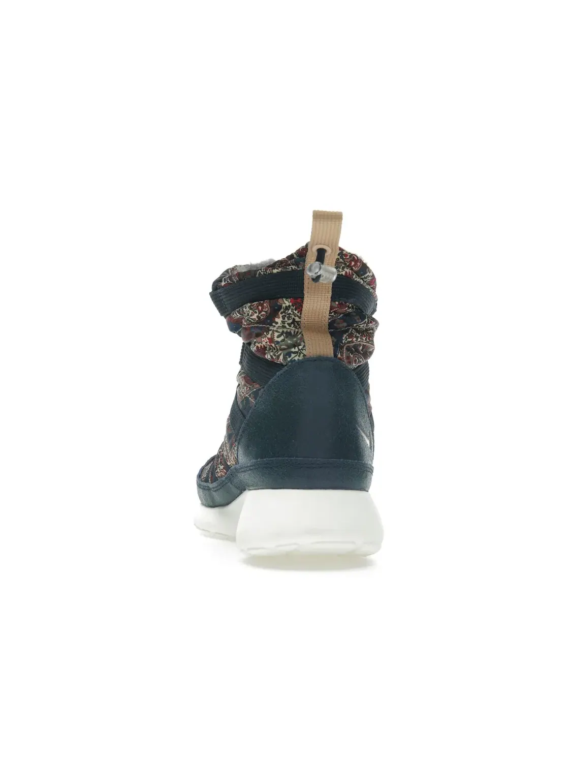 Женский ботинок с высоким верхом Nike Roshe Run Hi Sneakerboot QS Nike — изображение 4 из 4, темно-синий/бежевый