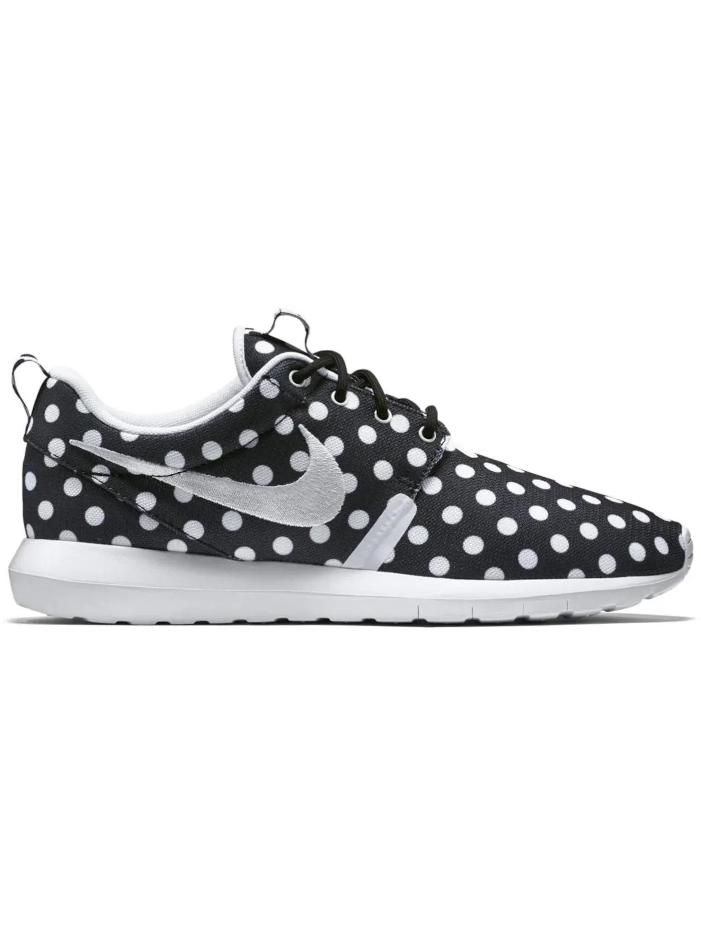 Мужские кроссовки с принтом Nike Roshe Run Nike — изображение 1 из 1, черный/белый-серый