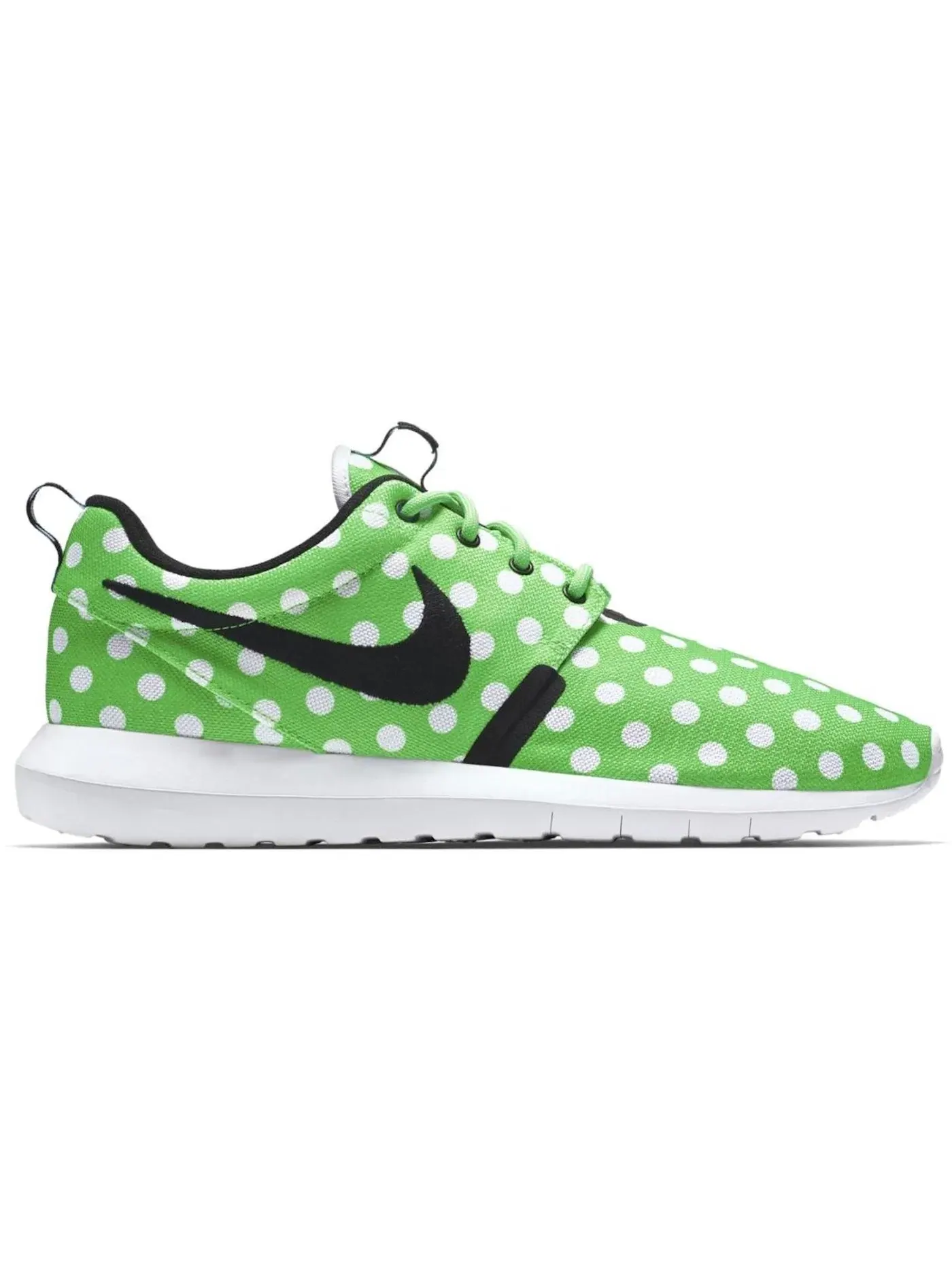 Мужские кроссовки с принтом Nike Roshe Run Nike — изображение 1 из 1, зеленый/черный-белый