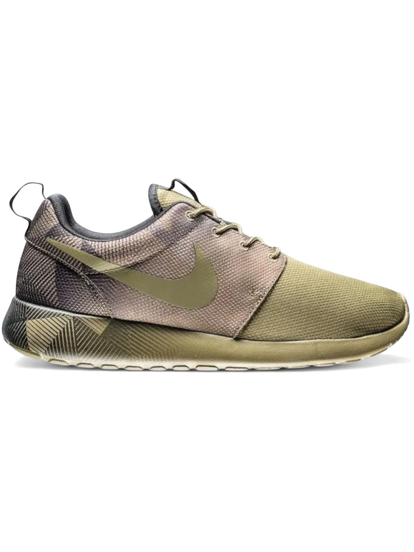 Мужские кроссовки Lifestyle Nike Roshe Run Print — изображение 1 из 1, черный
