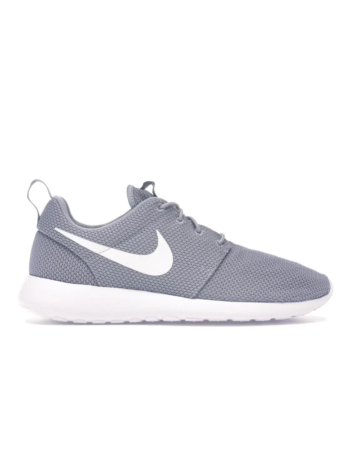 Мужские кроссовки Lifestyle с сетчатым верхом Nike Roshe Run — изображение 1 из 4, серый/белый