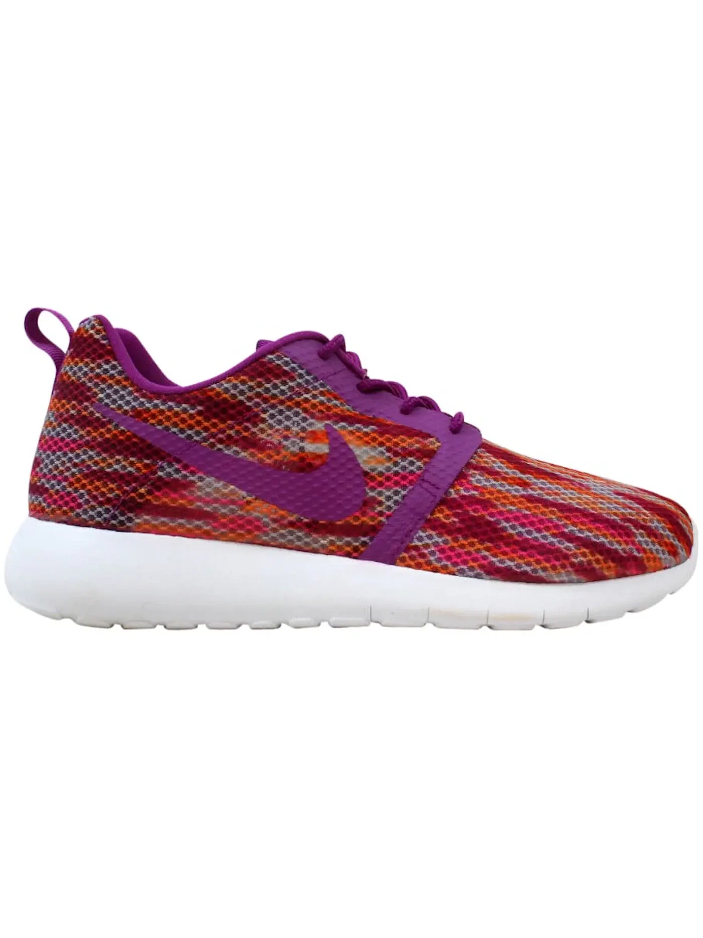 Детские кроссовки Lifestyle с сетчатым верхом Nike Rosherun Flight Weight — изображение 1 из 1, белый/-оранжевый-розовый