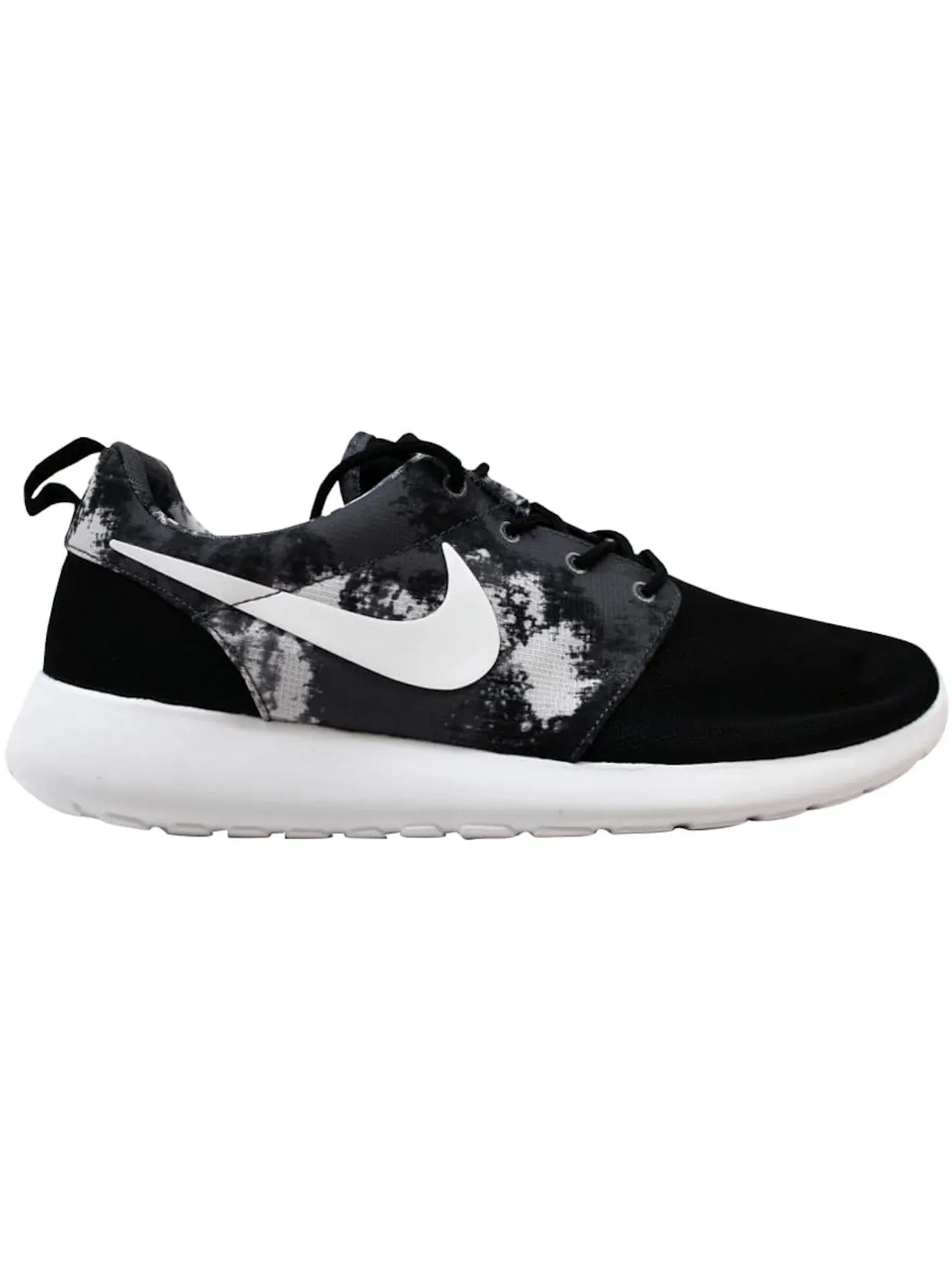 Женские кроссовки Lifestyle Nike Rosherun Print — изображение 1 из 1, черный/белый-серый