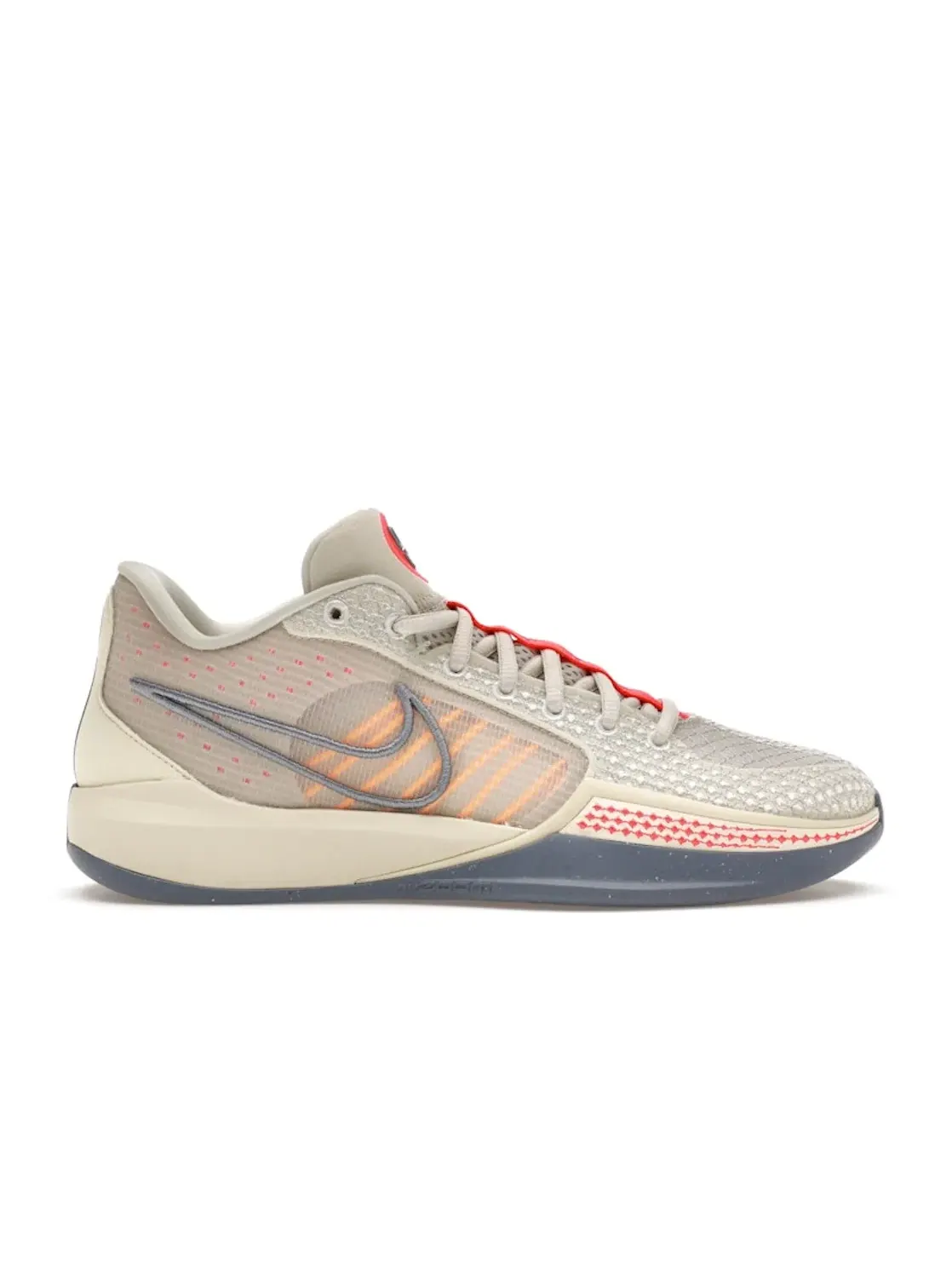 Женские баскетбольные кроссовки с вставками из сетки Nike Sabrina 1 Nike — изображение 1 из 4, светлый/оранжевый
