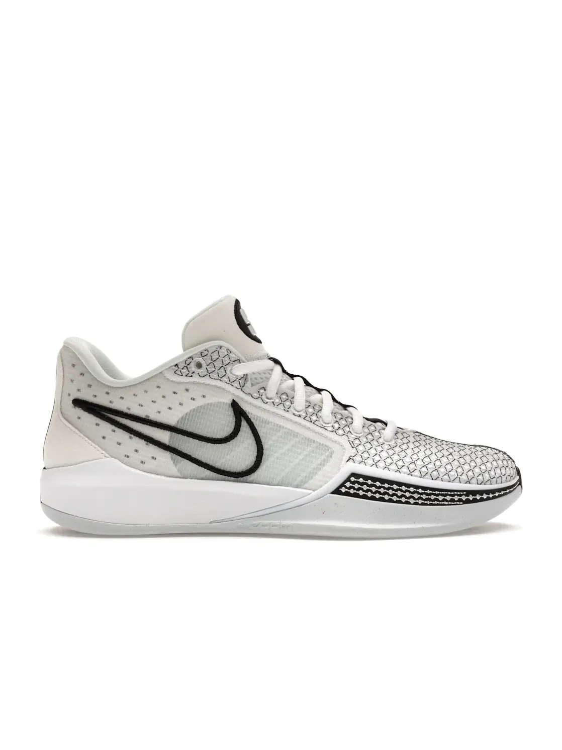 Женские кроссовки для баскетбола с принтом Nike Sabrina 1 Nike — изображение 1 из 4, белый/черный-серый