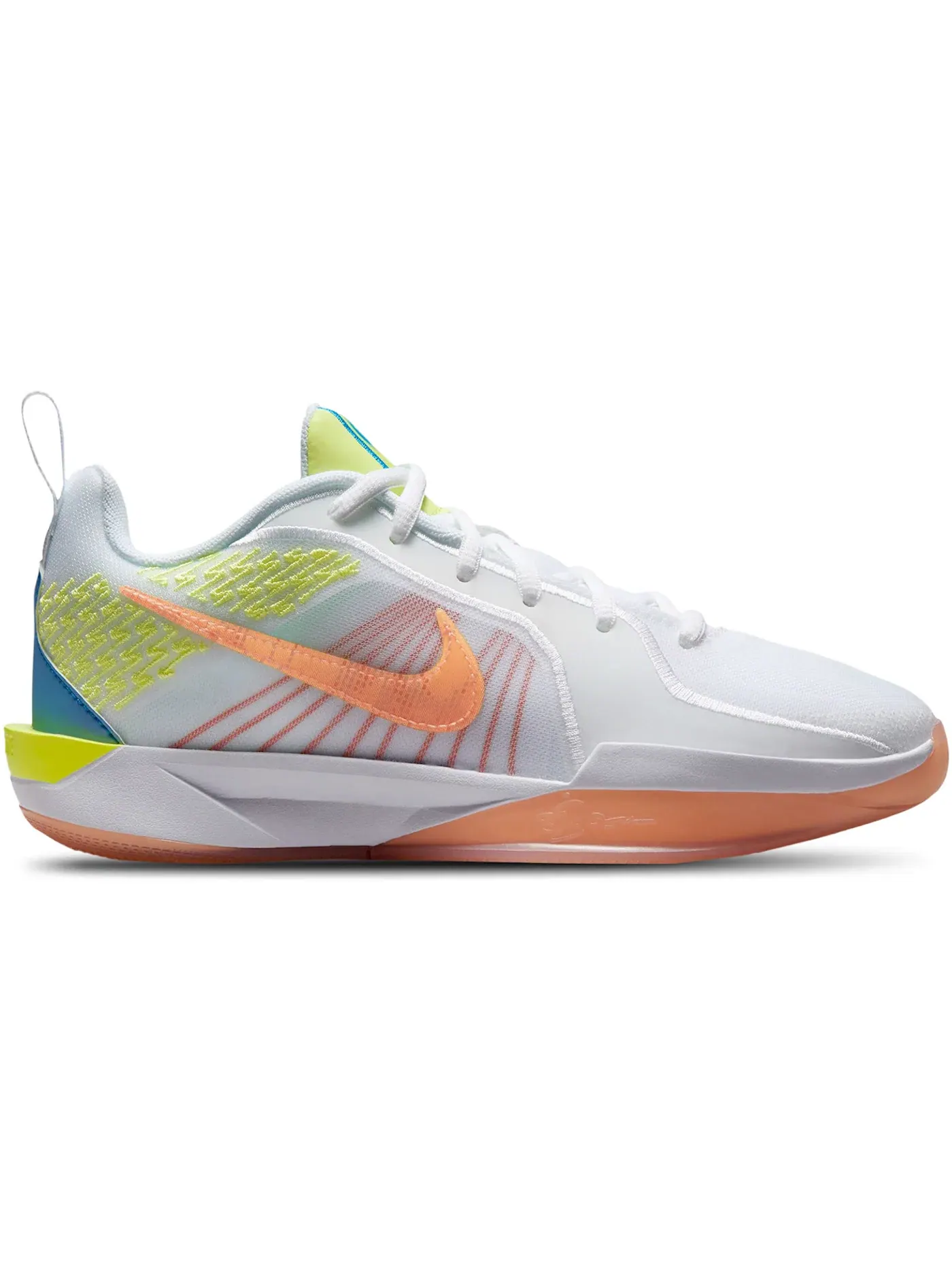 Детские кроссовки для баскетбола Nike Sabrina 2 — изображение 1 из 1, белый/светлый//синий