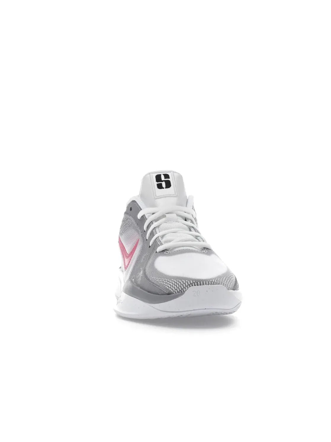 Детские кроссовки для девочек с цветочным принтом Nike Sabrina 2 Lily — изображение 2 из 4, белый//серый/черный