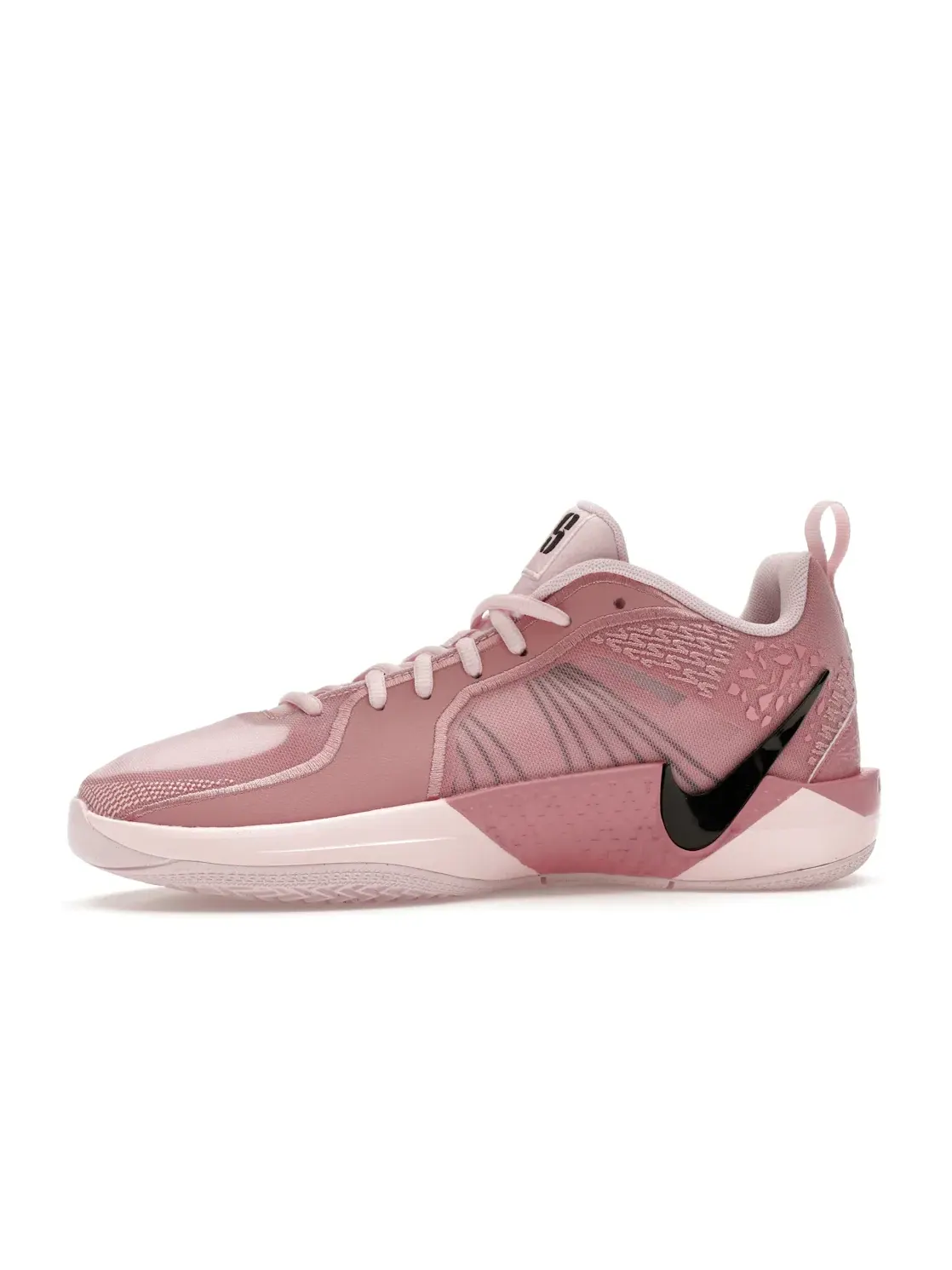 Детские баскетбольные кроссовки с амортизацией Nike Sabrina 2 — изображение 3 из 4, розовый/черный/розовый