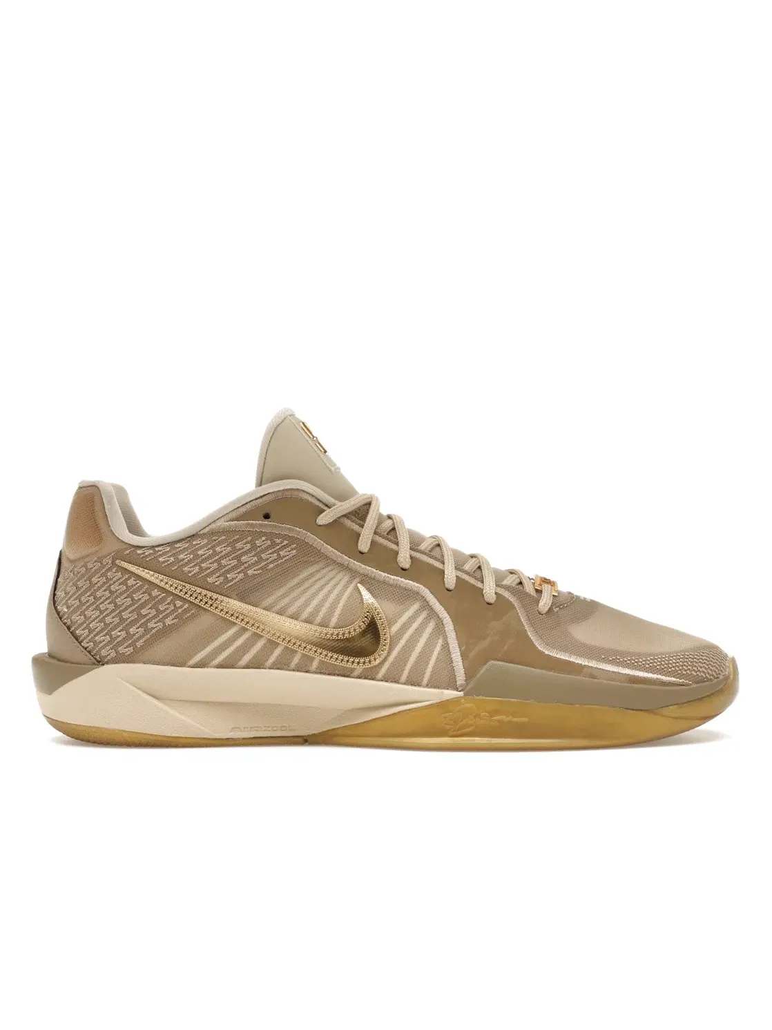 Женские кроссовки для баскетбола Stronger Than Gold Nike — изображение 1 из 4, металлик золотистый хаки