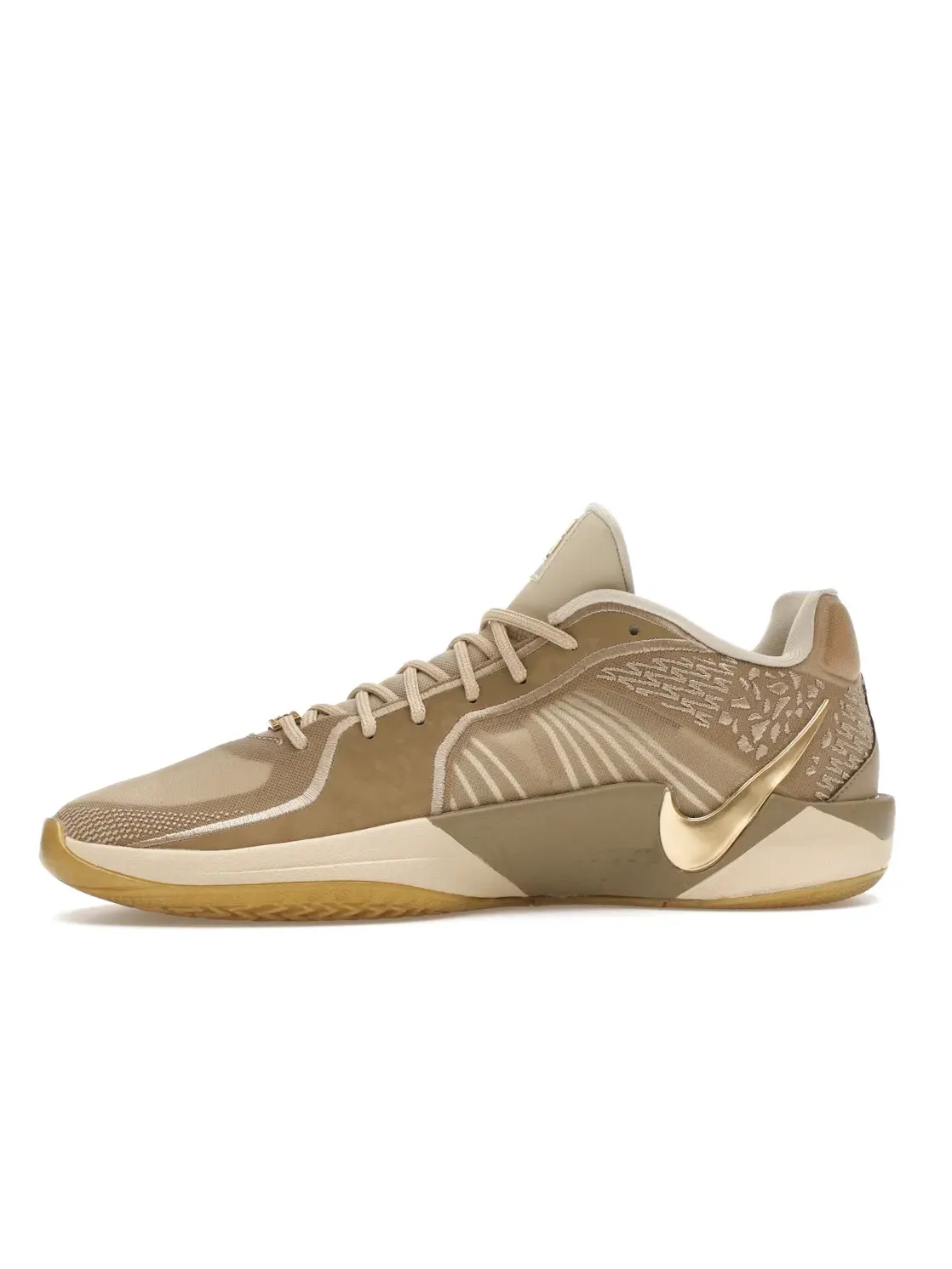 Женские кроссовки для баскетбола Stronger Than Gold Nike — изображение 3 из 4, металлик золотистый хаки