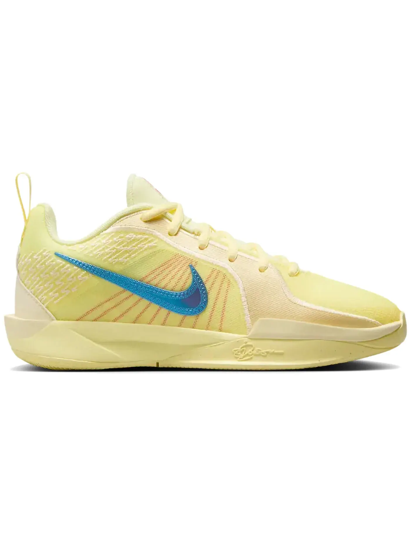 Детские кроссовки для девочек Nike Sabrina 2, Citron Tint/Royal Pulse/Alabaster/Laser Fuchsia — изображение 1 из 1