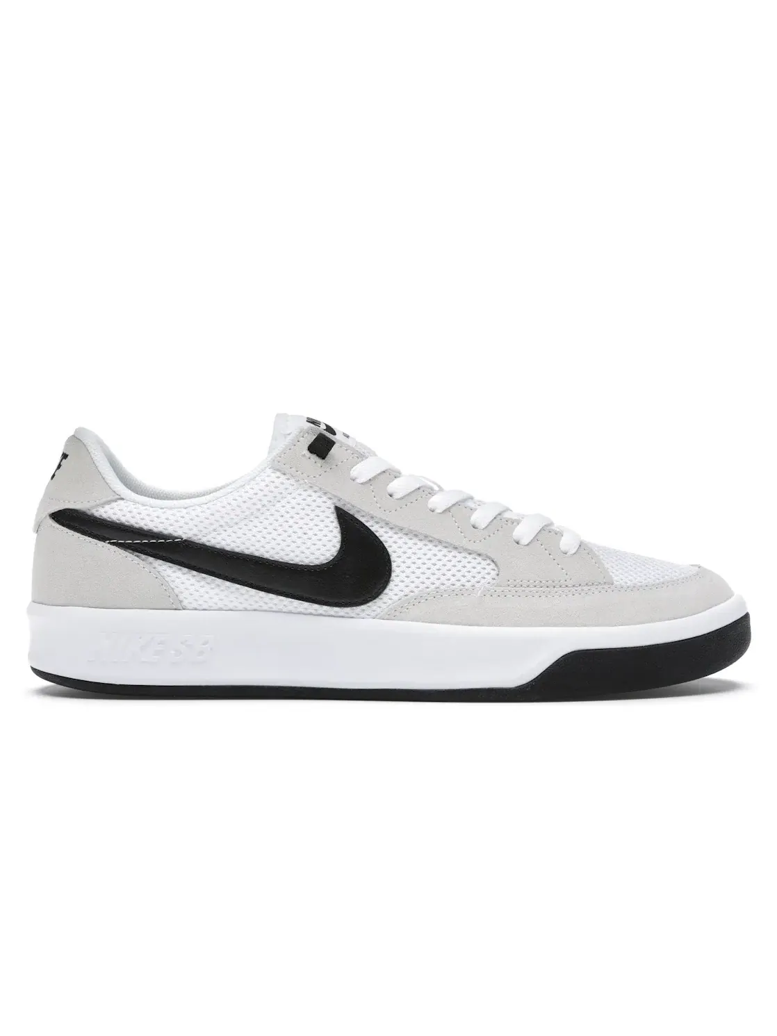 Мужские кроссовки с низким профилем Nike SB Adversary — изображение 1 из 4, белый/белый-черный