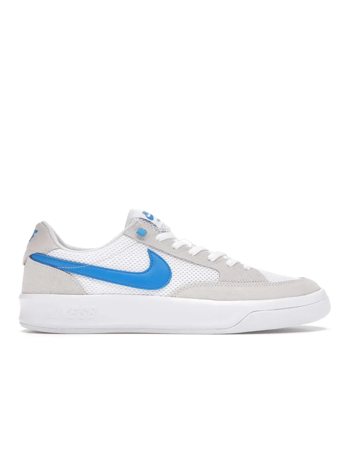 Мужские кроссовки с низким профилем Nike SB Adversary — изображение 1 из 4, белый/белый-белый-синий