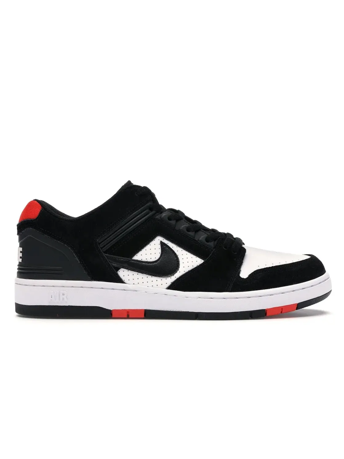 Мужские кроссовки с длинным язычком Nike SB Air Force 2 Low — изображение 1 из 4, черный/белый-красный