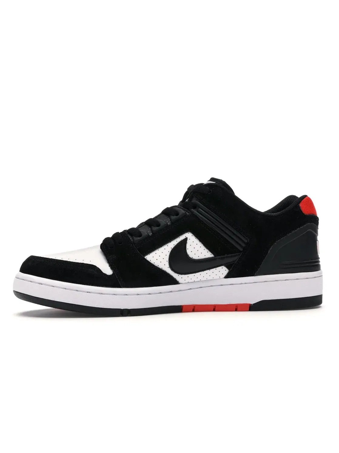 Мужские кроссовки с длинным язычком Nike SB Air Force 2 Low — изображение 3 из 4, черный/белый-красный