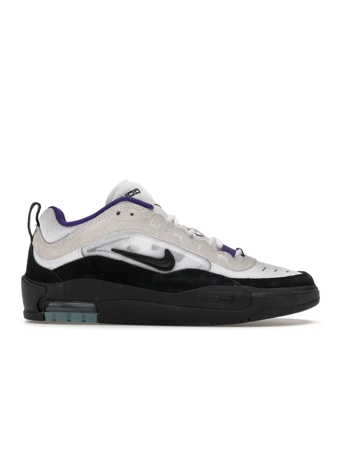 Мужские кроссовки спортивные Nike SB Air Max Ishod Nike — изображение 1 из 2, белый/черный-фиолетовый