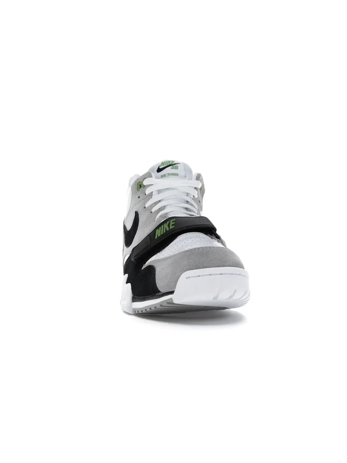 Мужские кроссовки с перфорированной кожей Nike SB Air Trainer 1 — изображение 2 из 4, серый/черный-белый