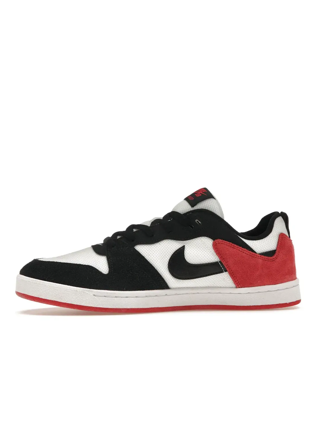 Мужские кроссовки с замшевыми накладками Nike SB Alleyoop Nike — изображение 3 из 4, черный/белый-красный