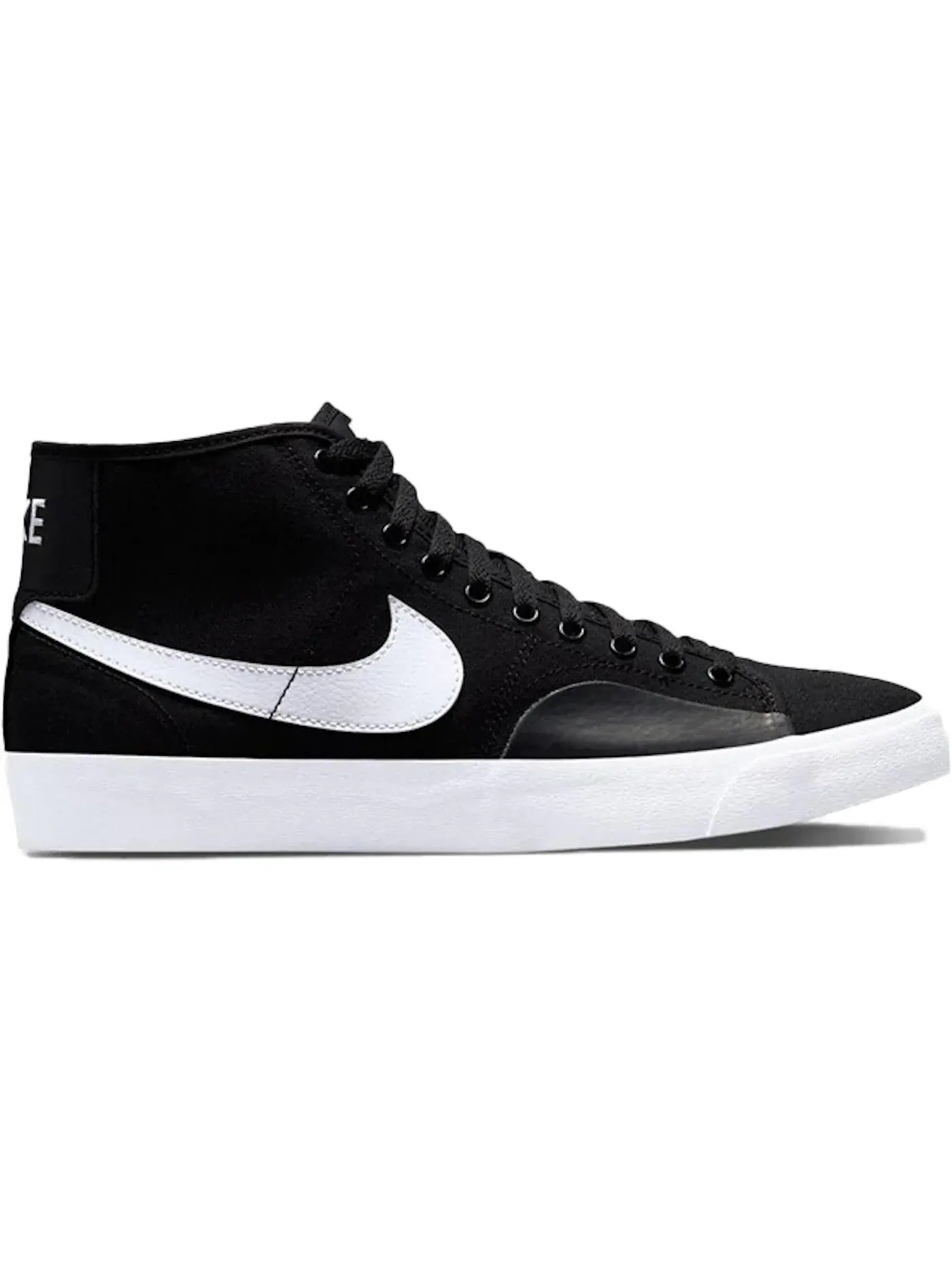 Мужские кеды Lifestyle Nike SB Blazer Court Mid — изображение 1 из 1, черный/черный/белый