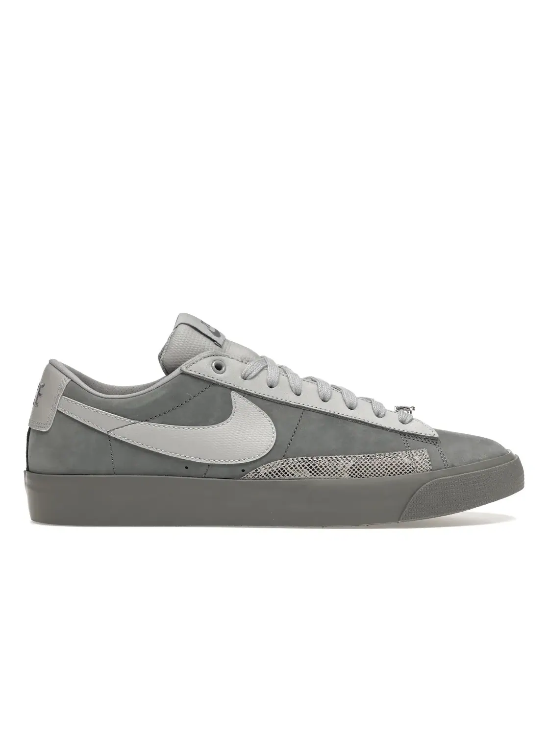 Мужские кроссовки с замшевым верхом Nike SB Blazer Low FPAR — изображение 1 из 4, серый/серый